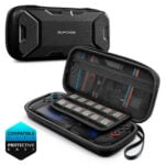 Supcase Carrying Plus Case geschikt voor Nintendo Switch 2 - Case met 12 Game slots & Draagriem - Zwart