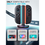 Supcase Joy-Con Charging Dock voor Nintendo Switch 2 – 4 Controllers - 1