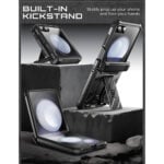 Supcase UB Pro Samsung Galaxy Flip 7 hoesje met screenprotector – Zwart - 4