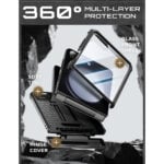 Supcase UB Pro Samsung Galaxy Flip 7 hoesje met screenprotector – Zwart - 5