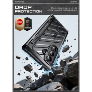 Supcase UB Pro Samsung Galaxy Fold 7 hoesje met screenprotector – Zwart - 3
