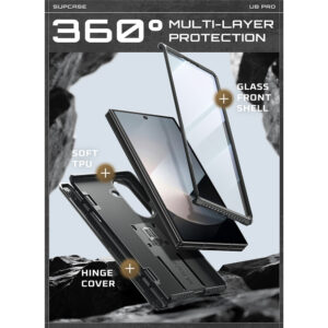 Supcase UB Pro Samsung Galaxy Fold 7 hoesje met screenprotector – Zwart - 5