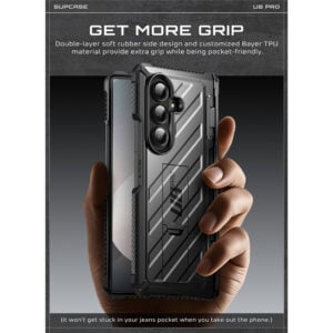 Supcase UB Pro Samsung Galaxy Fold 7 hoesje met screenprotector – Zwart - 6
