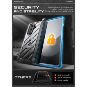 Supcase UB Pro Samsung Galaxy Fold 7 hoesje met screenprotector – Zwart - 7