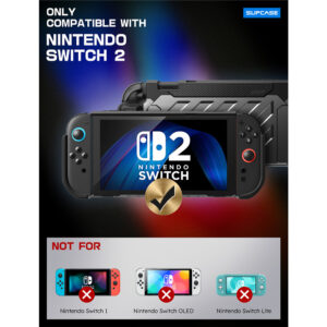 Supcase Unicorn Beetle PRO Case voor Nintendo Switch 2 – Dock‑vriendelijk – Zwart - 2