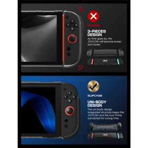 Supcase Unicorn Beetle PRO Case voor Nintendo Switch 2 – Dock‑vriendelijk – Zwart - 4
