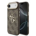 Guess 4G Metal Logo iPhone Air hoesje – Bruin Main Image