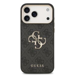 Guess 4G Metal Logo iPhone 17 Pro Max hoesje – Grijs - 2