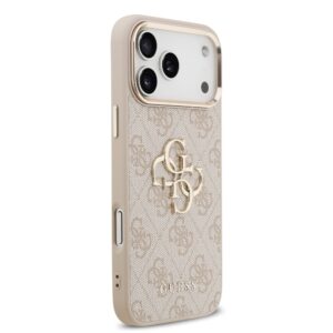 Guess 4G Metal Logo iPhone 17 Pro Max hoesje – Roze - 3