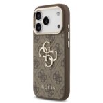 Guess 4G Metal Logo iPhone 17 Pro hoesje – Bruin - 1