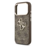 Guess 4G Metal Logo iPhone 17 Pro hoesje – Bruin - 4