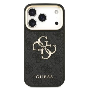 Guess 4G Metal Logo iPhone 17 Pro hoesje – Grijs - 2