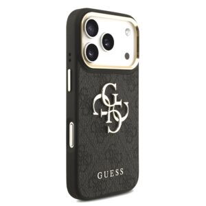 Guess 4G Metal Logo iPhone 17 Pro hoesje – Grijs - 3