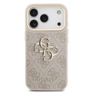 Guess 4G Metal Logo iPhone 17 Pro hoesje – Roze - 2