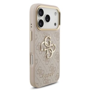 Guess 4G Metal Logo iPhone 17 Pro hoesje – Roze - 3