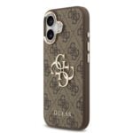 Guess 4G Metal Logo iPhone 17 hoesje – Bruin - 1