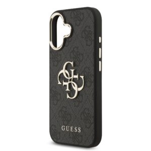 Guess 4G Metal Logo iPhone 17 hoesje – Grijs - 4