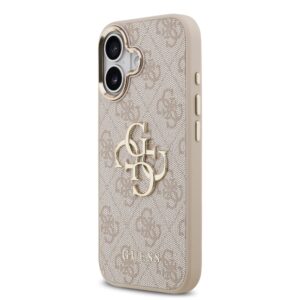Guess 4G Metal Logo iPhone 17 hoesje – Roze - 1