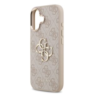 Guess 4G Metal Logo iPhone 17 hoesje – Roze - 4