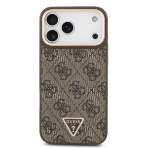 Guess 4G Triangle Logo iPhone 17 Pro Max hoesje met MagSafe – Bruin - 2