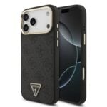 Guess 4G Triangle Logo iPhone 17 Pro Max hoesje met MagSafe - Grijs
