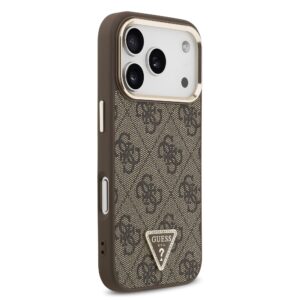 Guess 4G Triangle Logo iPhone 17 Pro hoesje met MagSafe – Bruin - 3