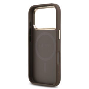 Guess 4G Triangle Logo iPhone 17 Pro hoesje met MagSafe – Bruin - 5