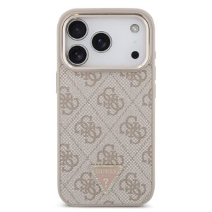 Guess 4G Triangle Logo iPhone 17 Pro hoesje met MagSafe – Roze - 2