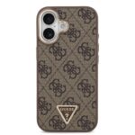 Guess 4G Triangle Logo iPhone 17 hoesje met MagSafe – Bruin - 2