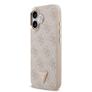 Guess 4G Triangle Logo iPhone 17 hoesje met MagSafe – Roze - 1