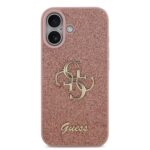 Guess PU Glitter 4G Metal Logo iPhone 17 Hoesje – Roze - 2