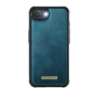 Solidenz 2-in-1 MagSafe Wallet Case voor iPhone 16e – Blauw - 4