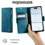 Solidenz 2-in-1 MagSafe Wallet Case voor iPhone 17e / 16e – Blauw - 7