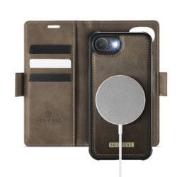 Solidenz 2-in-1 MagSafe Wallet Case voor iPhone 17e / 16e - Bruin