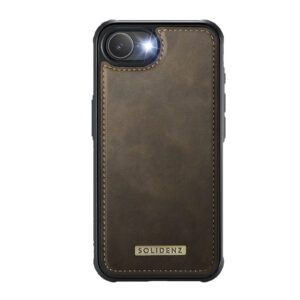 Solidenz 2-in-1 MagSafe Wallet Case voor iPhone 16e – Bruin - 4