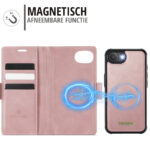Solidenz 2-in-1 MagSafe Wallet Case voor iPhone 17e / 16e – Roze - 6