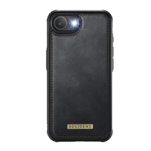 Solidenz 2-in-1 MagSafe Wallet Case voor iPhone 16e – Zwart - 4