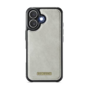 Solidenz 2-in-1 MagSafe Wallet Case voor iPhone 17 – Beige - 4