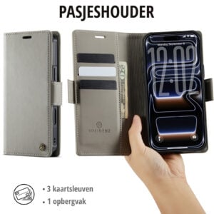 Solidenz 2-in-1 MagSafe Wallet Case voor iPhone 17 – Beige - 7