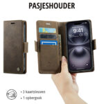 Solidenz 2-in-1 MagSafe Wallet Case voor iPhone 17 – Bruin - 7