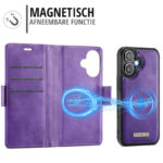 Solidenz 2-in-1 MagSafe Wallet Case voor iPhone 17 – Paars - 6