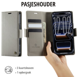 Solidenz 2-in-1 MagSafe Wallet Case voor iPhone 17 Pro – Beige - 7