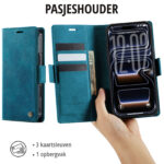 Solidenz 2-in-1 MagSafe Wallet Case voor iPhone 17 Pro – Blauw - 7