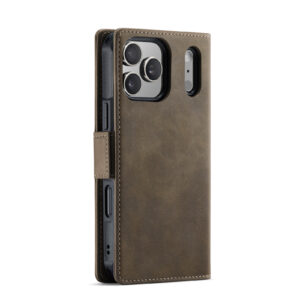 Solidenz 2-in-1 MagSafe Wallet Case voor iPhone 17 Pro Max – Bruin - 2