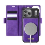 Solidenz 2-in-1 MagSafe Wallet Case voor iPhone 17 Pro - Paars
