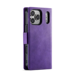 Solidenz 2-in-1 MagSafe Wallet Case voor iPhone 17 Pro Max – Paars - 2