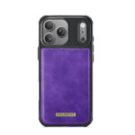 Solidenz 2-in-1 MagSafe Wallet Case voor iPhone 17 Pro – Paars - 4