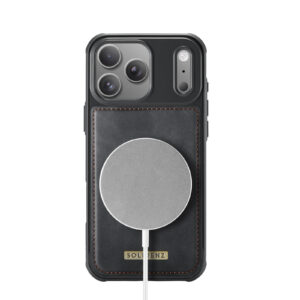 Solidenz 2-in-1 MagSafe Wallet Case voor iPhone 17 Pro – Zwart - 5