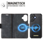 Solidenz 2-in-1 MagSafe Wallet Case voor iPhone 17 – Zwart - 6
