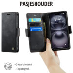 Solidenz 2-in-1 MagSafe Wallet Case voor iPhone 17 – Zwart - 7